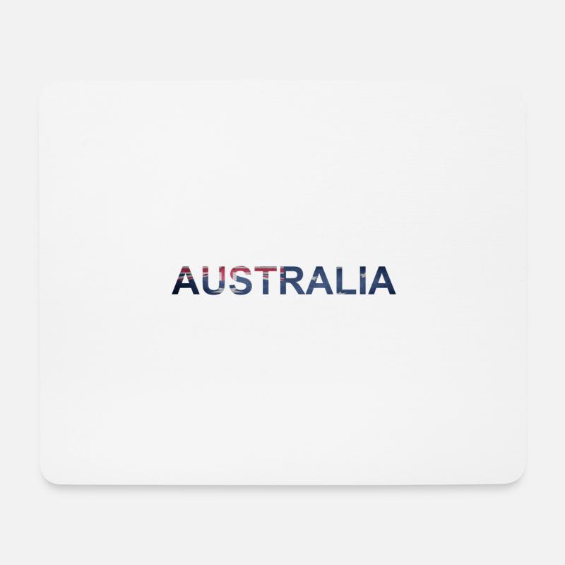 Australien - Mousepad (Querformat) - Weiß