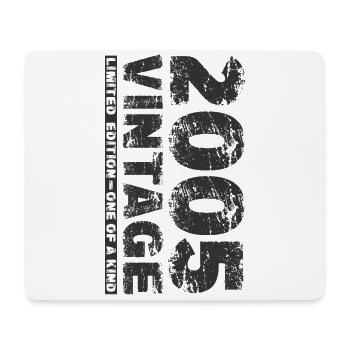 2005 vintage born vintage birthday gift - Mouse Pad (horizontal) - white - Front