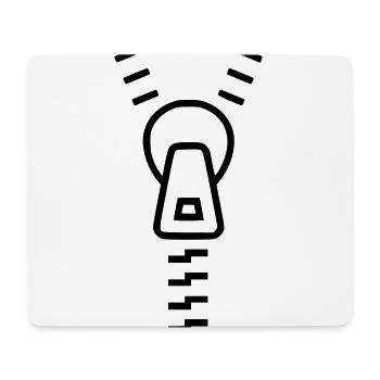 zipper - Mouse Pad (horizontal) - white - Front