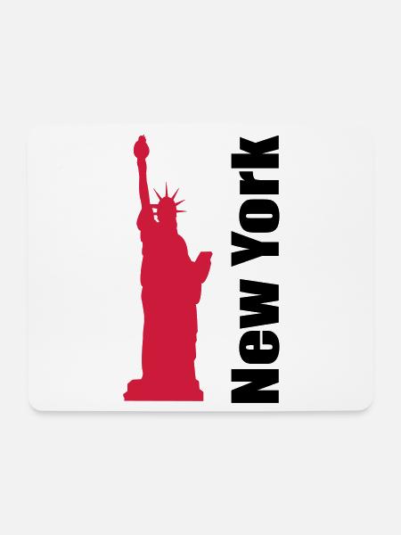 New York - Mousepad (Querformat) - Weiß