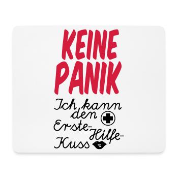 Erste Hilfe Kuss Medizin Liebe Gesundheit Geschenk - Mousepad (Querformat) - Weiß - Vorne
