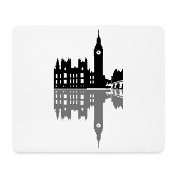 London Big Ben - Mousepad (Querformat) - Weiß - Vorne