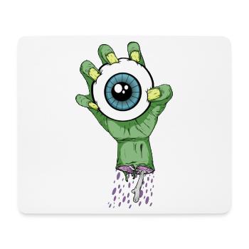 Zombie Auge - Mousepad (Querformat) - Weiß - Vorne