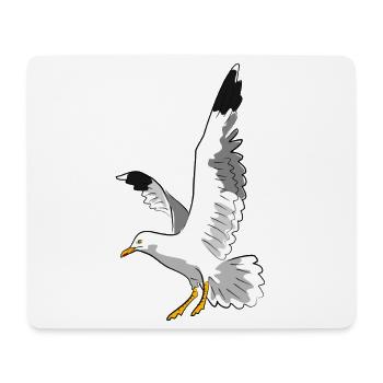 gull - Mouse Pad (horizontal) - white - Front
