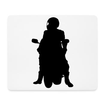 biker - Mouse Pad (horizontal) - white - Front
