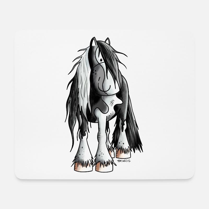Fescher Irish Tinker - Mousepad (Querformat) - Weiß