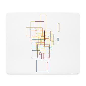 Sci-Fi pattern / abstract - Mouse Pad (horizontal) - white - Front