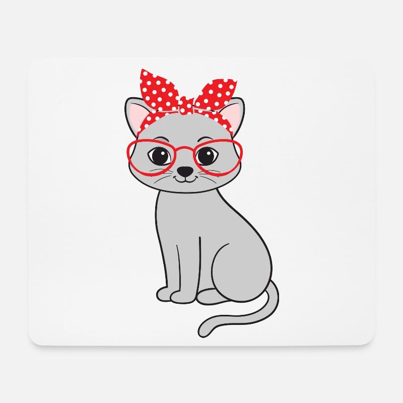Cat Cats - Mouse Pad (horizontal) - white