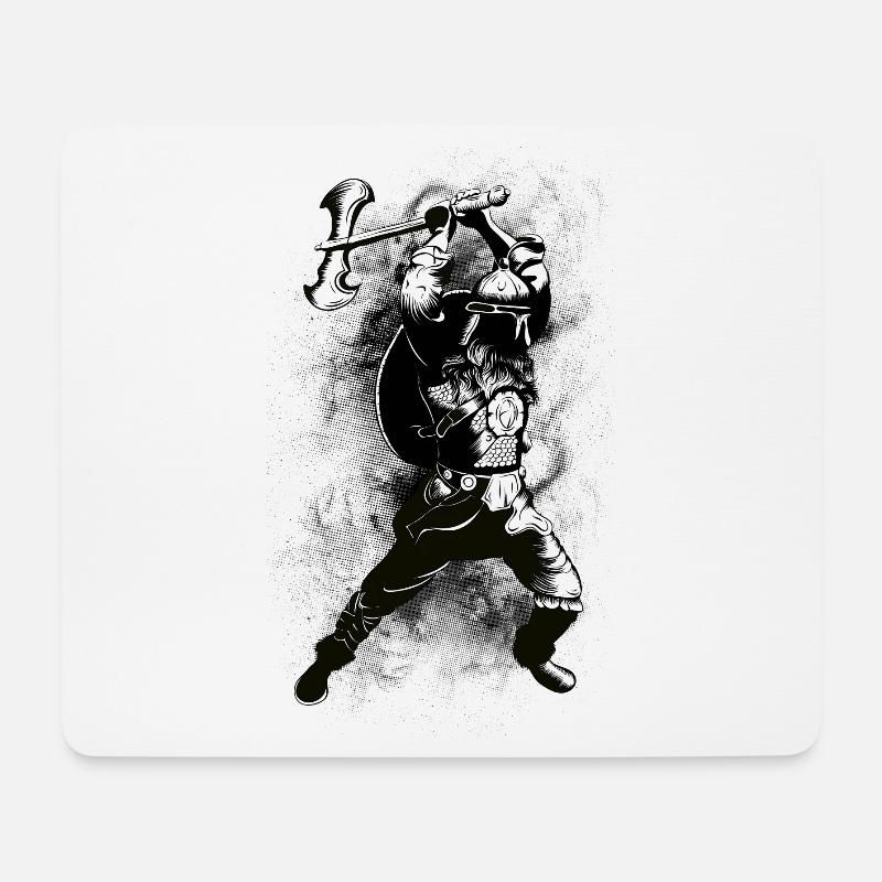 Viking Warrior - Mouse Pad (horizontal) - white