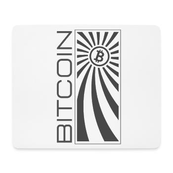 Bitcoin BTC Logo - Tapis de souris (format paysage) - blanc - Devant