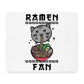 Ramen Japan Japanisch Manga Anime Statement Katze - Mousepad (Querformat) - Weiß - Vorne