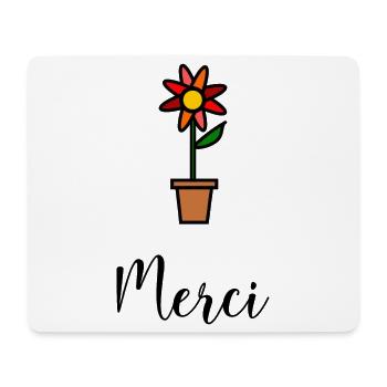 MISTRESS. MASTER. THANK YOU. THANK YOU MISTRESS - Mouse Pad (horizontal) - white - Front