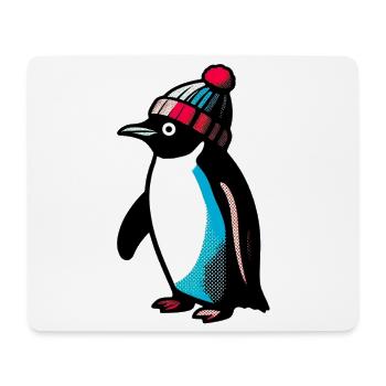 Pingouin - Tapis de souris (format paysage) - blanc - Devant