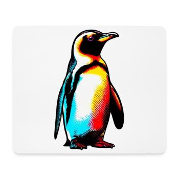 Pingouin - Tapis de souris (format paysage) - blanc - Devant