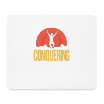 Sieg der legendären Anstiege - Mousepad (Querformat) - Weiß - Vorne