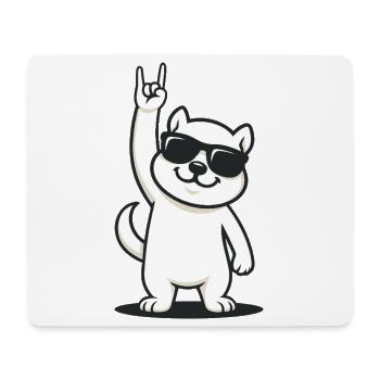 Rockin' Squirrel - Mouse Pad (horizontal) - white - Front