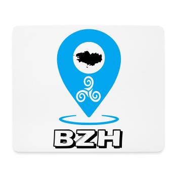 Triskel Breizh Blau - Mousepad (Querformat) - Weiß - Vorne