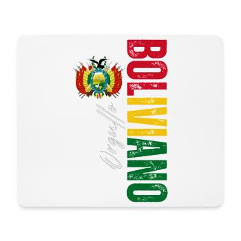 Bolivianischer Stolz, vertikales Design - Mousepad (Querformat) - Weiß - Vorne