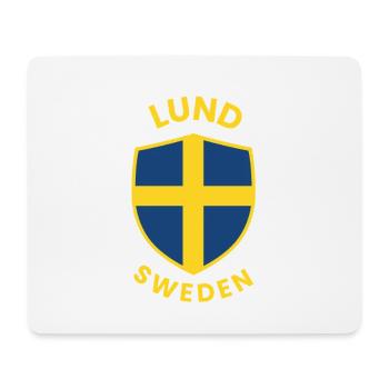 Lund Shield Schweden - Mousepad (Querformat) - Weiß - Vorne