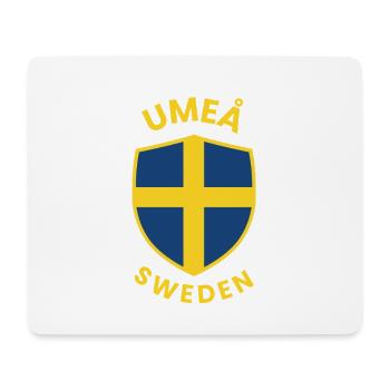 Umeå Schweden Schildwappen - Mousepad (Querformat) - Weiß - Vorne