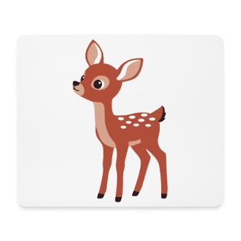 Style minimaliste curieux et curieux - Tapis de souris (format paysage) - blanc - Devant