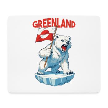 Greenland Is Not For Sale Arctic Polar Bear - Mousepad (Querformat) - Weiß - Vorne