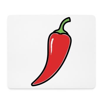 Chili Pepper Hot Comic - Mouse Pad (horizontal) - white - Front