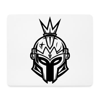 Spartaner Helm Sparta - Mousepad (Querformat) - Weiß - Vorne