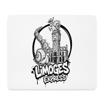 Limoges Express Snails - Mouse Pad (horizontal) - white - Front