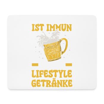 Bier Vater Vatertag Papa - Mousepad (Querformat) - Weiß - Vorne