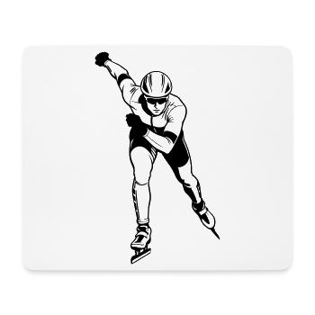 skate - Mouse Pad (horizontal) - white - Front
