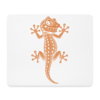 Gecko - Mousepad (Querformat) - Weiß - Vorne