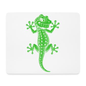 Gecko - Mousepad (Querformat) - Weiß - Vorne