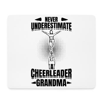 Cheerleader Oma - Mousepad (Querformat) - Weiß - Vorne