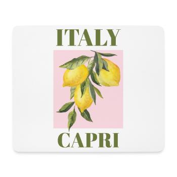 Italy Capri Vacation Beach Lemons Island Fashion - Mouse Pad (horizontal) - white - Front