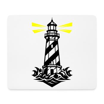 Icône de la Côte du Phare - Tapis de souris (format paysage) - blanc - Devant