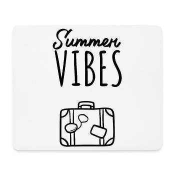 Valse de voyage Summer Vibes - Tapis de souris (format paysage) - blanc - Devant