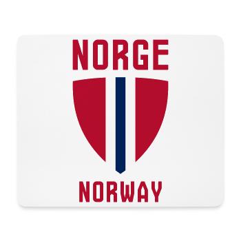 Norge – Norwegen - Mousepad (Querformat) - Weiß - Vorne