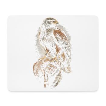 Falknerei Falkner - Mousepad (Querformat) - Weiß - Vorne