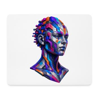 Mosaic Portrait Farbrausch - Mouse Pad (horizontal) - white - Front