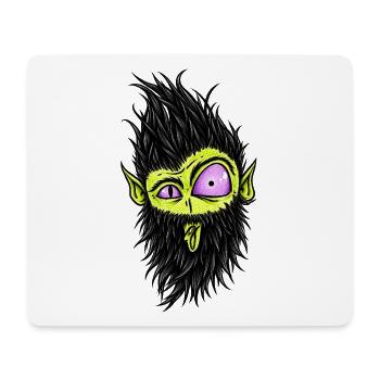 baertiger_Zombie 2 - Mousepad (Querformat) - Weiß - Vorne