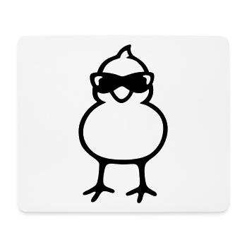 Cool Chick - Mousepad (Querformat) - Weiß - Vorne