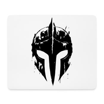 Icône du casque Gladiator Spartan - Tapis de souris (format paysage) - blanc - Devant