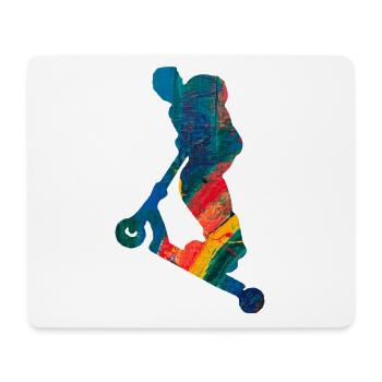 Freestyle scooter - Mouse Pad (horizontal) - white - Front