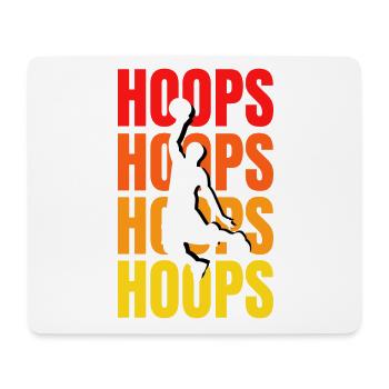 Hoops Basketball Apparel - Basketball Coaching - Mouse Pad (horizontal) - white - Front