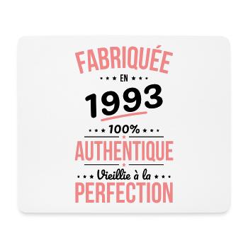 Anniversaire 30 ans - Fabriquée en 1993 - Tapis de souris (format paysage) - blanc - Devant
