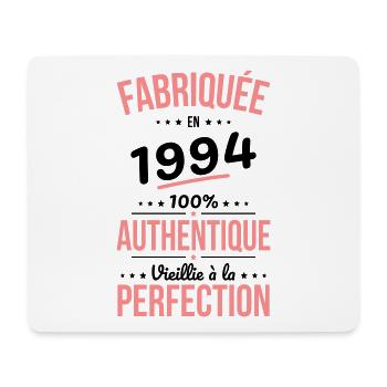 Anniversaire 30 ans - Fabriquée en 1994 - Tapis de souris (format paysage) - blanc - Devant