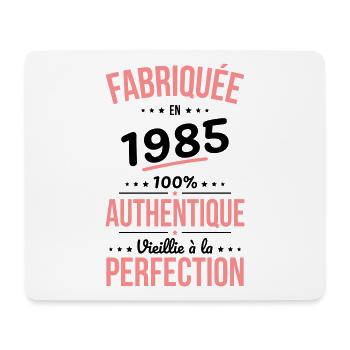 40 Jahre Jubiläum - Hergestellt im Jahr 1985 - Mousepad (Querformat) - Weiß - Vorne