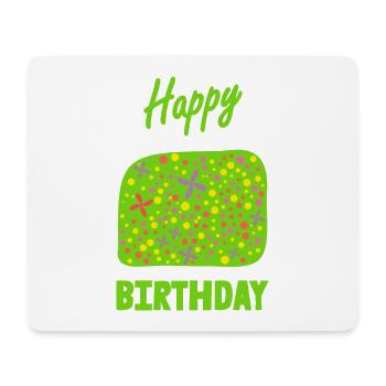 ALLES GUTE ZUM GEBURTSTAG. ALLES GUTE ZUM GEBURTSTAG. JAHRESTAG. - Mousepad (Querformat) - Weiß - Vorne