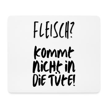 Veganer Geschenke Vegetarier Fleisch Nein Danke - Mousepad (Querformat) - Weiß - Vorne